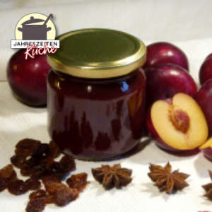 Pflaumen Marmelade ohne Gelierzucker