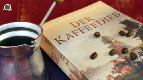 Cover von Tom Hillenbrands Buch Der Kaffeedieb