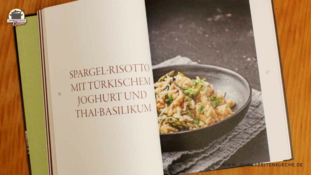 Abbildung auf Seite 57 aus die Risotto-Bibel mit Spargel-Risotto