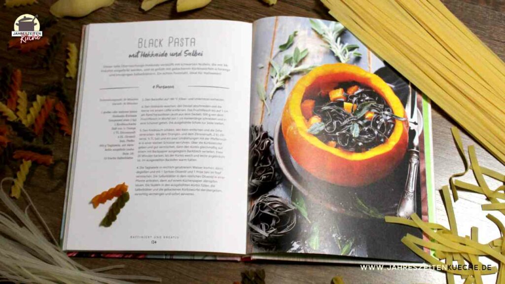 Abbildung von Black Pasta aus dem Buch Vegane Pasta auf Seite 125